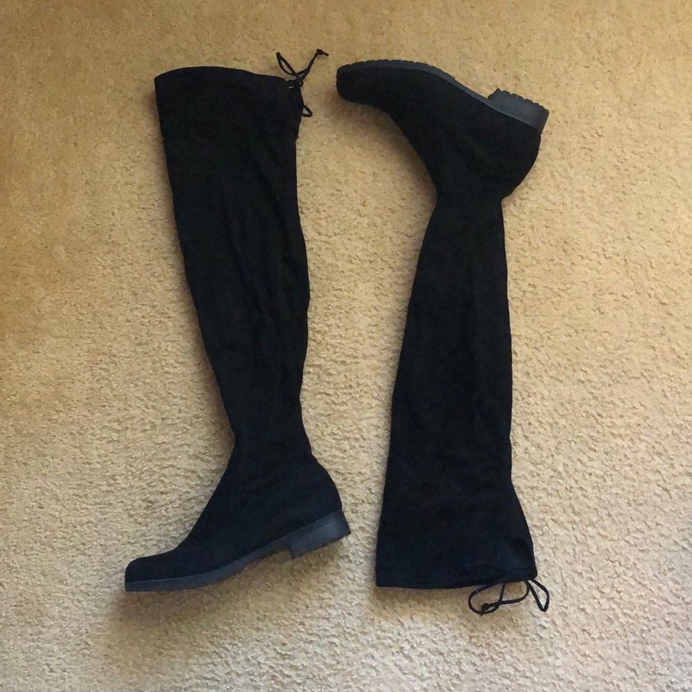 Thigh High Black Boots